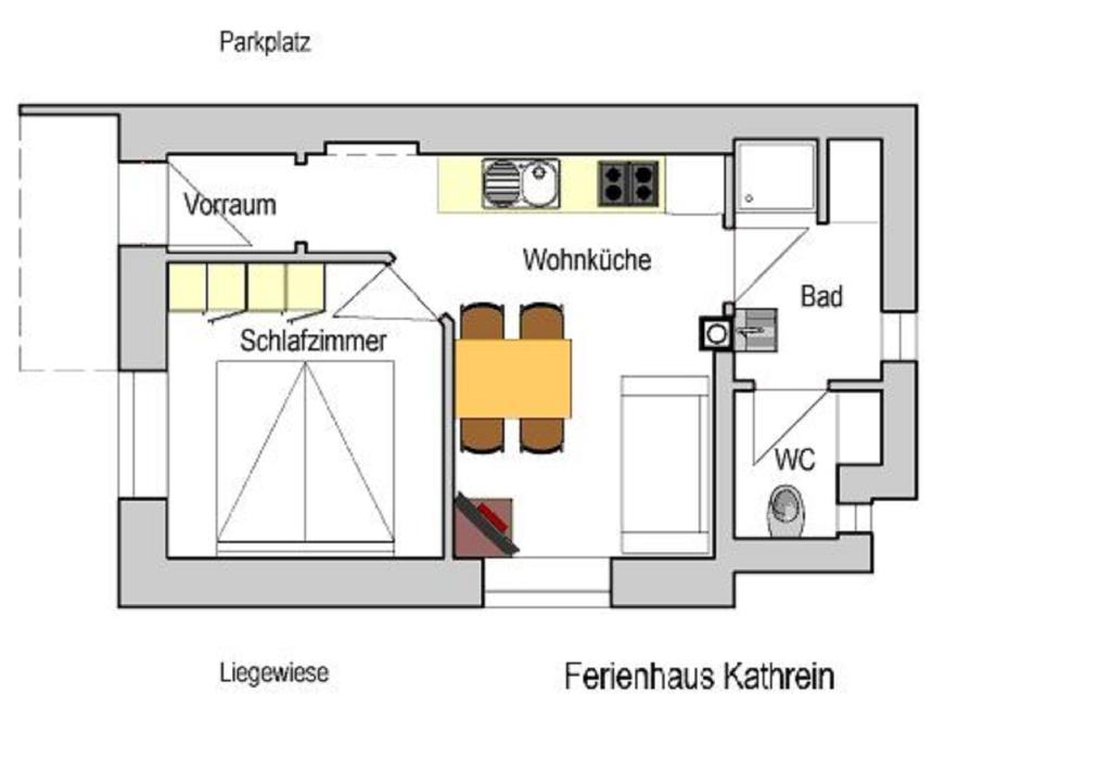 Ferienhaeuschen Kathrein Villa Ehenbichl Ruang foto